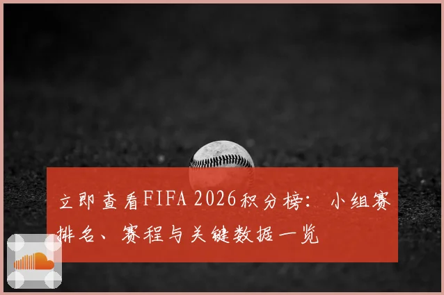 立即查看FIFA 2026积分榜：小组赛排名、赛程与关键数据一览